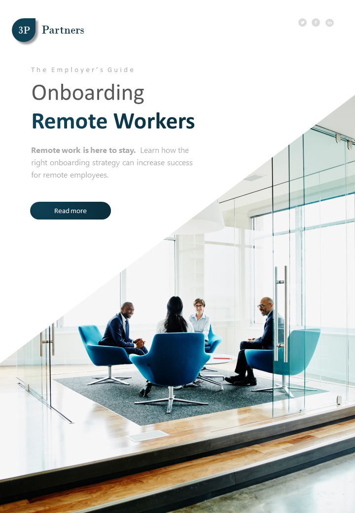 The Employer's Guide to Onboarding Remote Workers | Executive Search | 3P  Partners